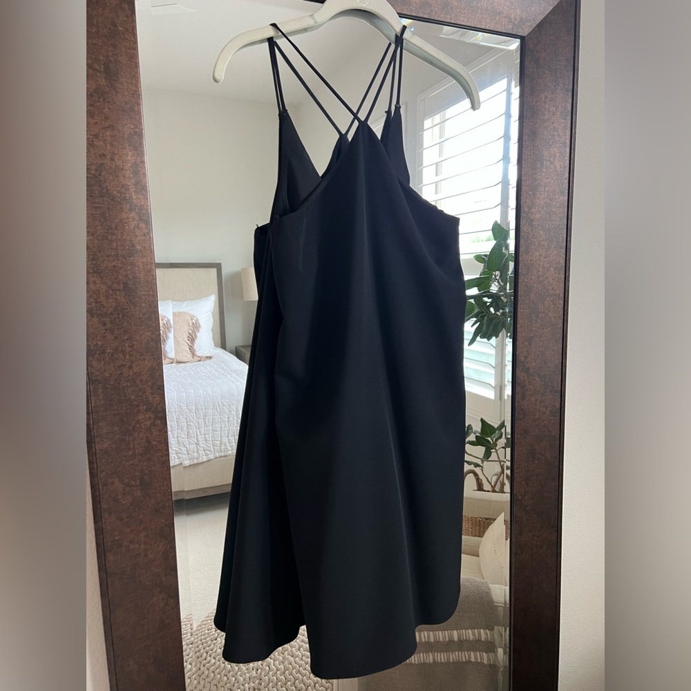 Milly Black Strappy Trapeze style Dress